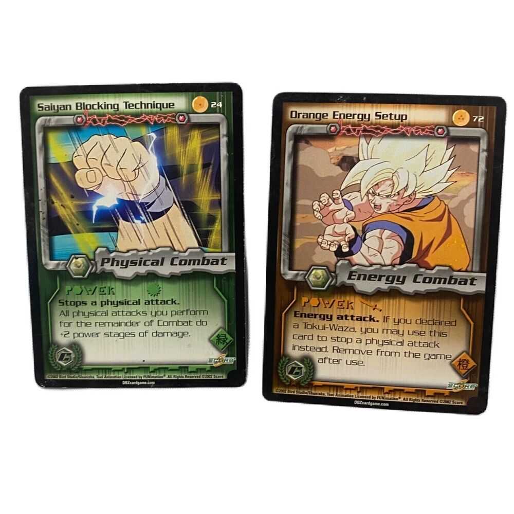 2002 Dragon Ball Z Combat Cards Lot From Bird Studios And Funimation Inc